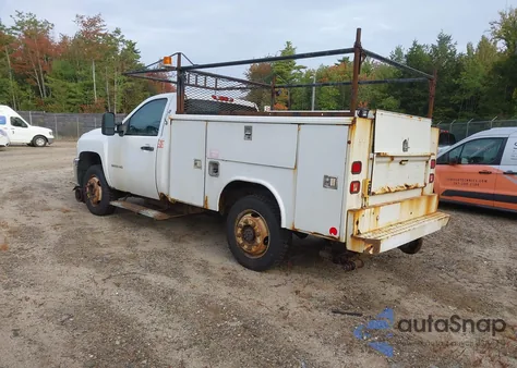 2012 Chevrolet Silverado 2500Hd Work Truck из США, поврежденный, VIN 1GB0KVCG7CZ160946